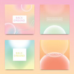 Abstract Soft Pastel Colorful Background