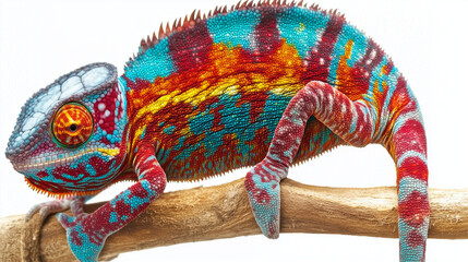 chameleon on a branch