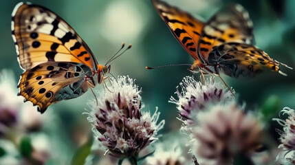 Obraz premium butterfly on a flower