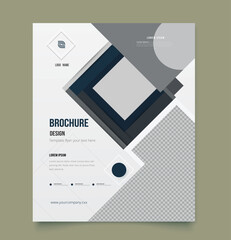 Corporate card template with special design	