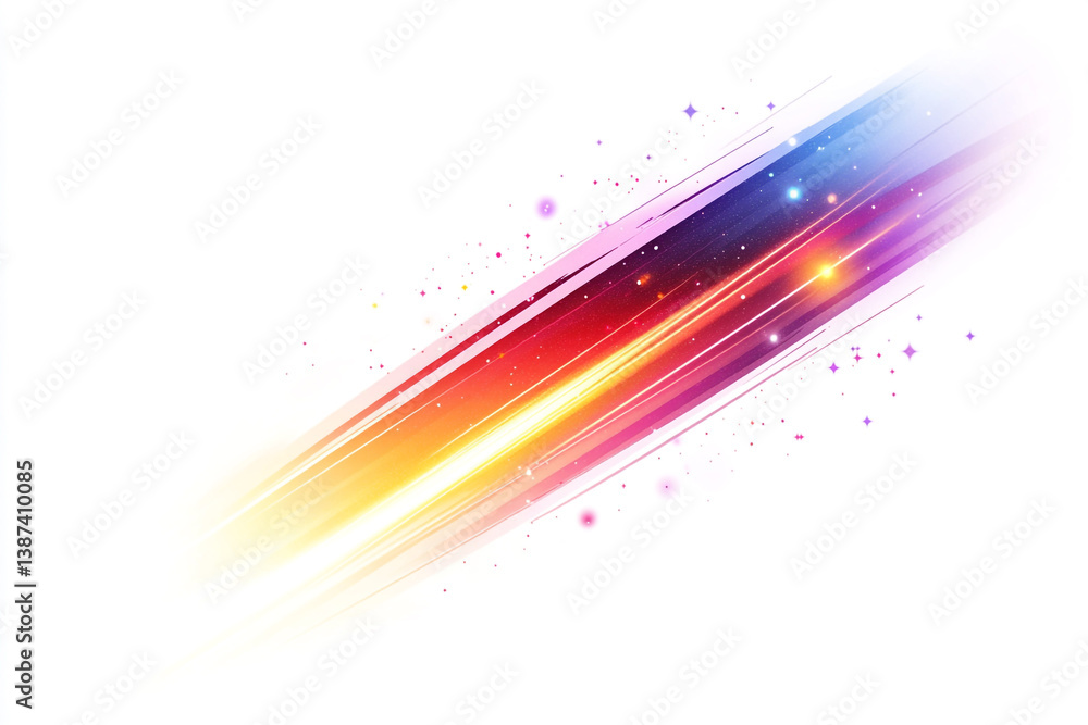 Poster dynamic energy trails: a mesmerizing display of speed and innovation, where streaks of vibrant color