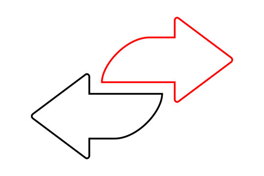 recommend clip art: Double arrow flat vector icons