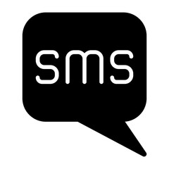 SMS Solid Icon