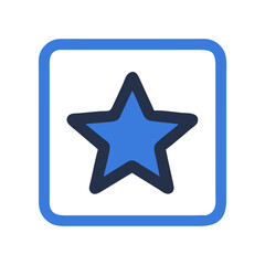 Star Icon Representing Favorite or Featured Icon Design