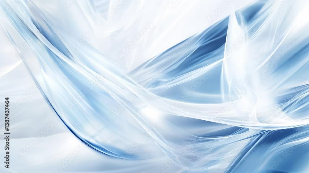 Poster Abstract surface on background in slow motion. Seamless loop.
