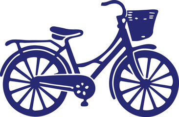 vintage bicycle vector