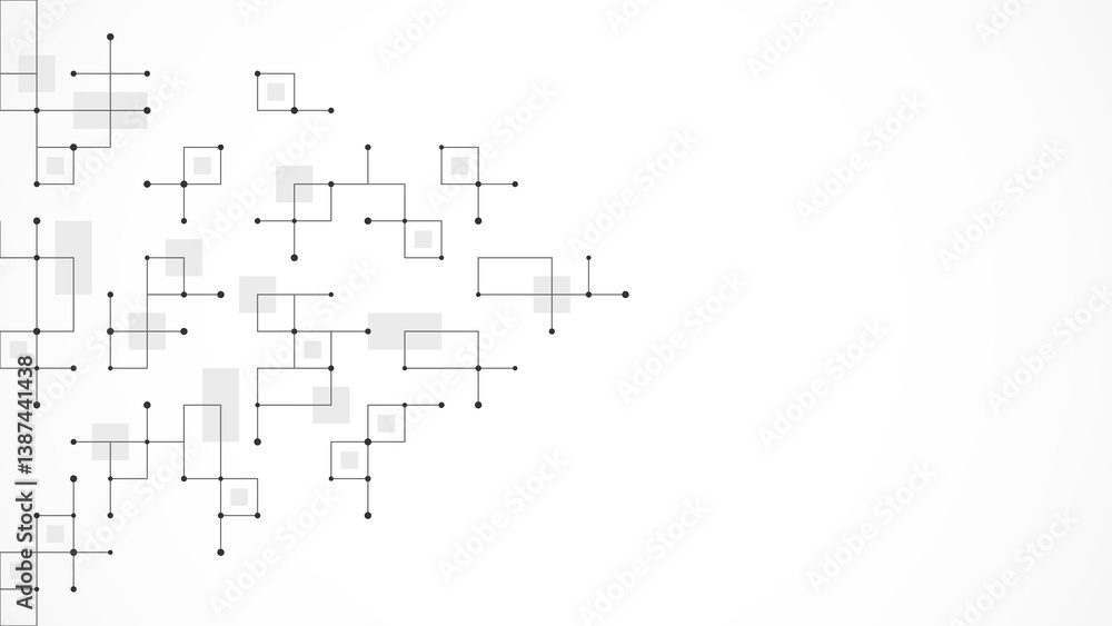 Poster minimalistic texture with linear squares pattern. creative idea of modern design with abstract geome