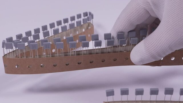 Component electronic ceramic condensator through the hole technology