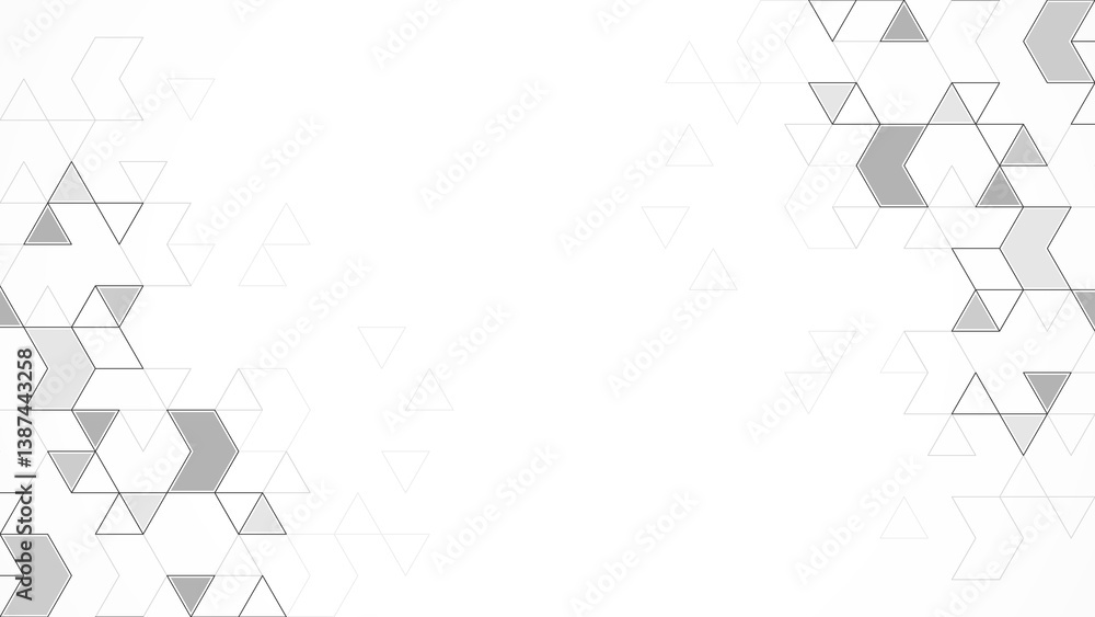 Poster creative idea of modern design with abstract geometric background. minimalistic texture with triangl