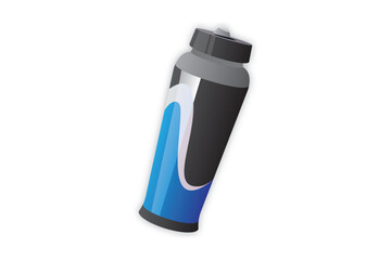 Stylish sports water bottle for hydration during workouts, fitness training, or outdoor activities.