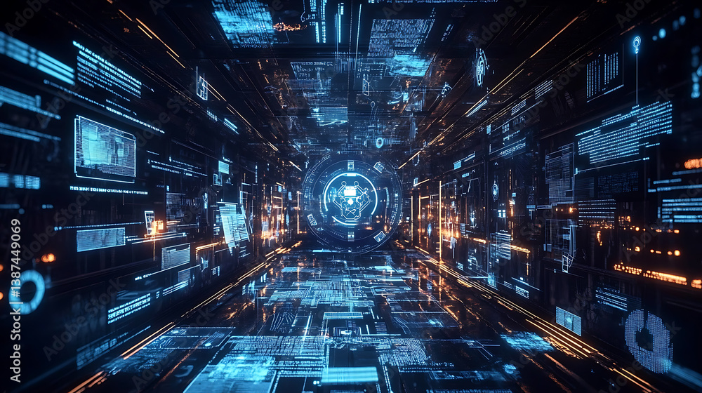 Poster an ai powered system improving cybersecurity by analyzing user behavior data, ai-assisted threat det