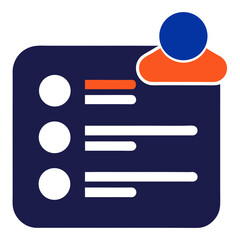 Fototapeta premium User Profile Icon for Dashboard, Account Settings, and Interface UI