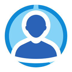 User Profile Icon Avatar Symbol for Account Identity and Login Access

