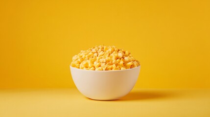 An American-style mac and cheese with crispy breadcrumbs. Featuring creamy and cheesy flavors