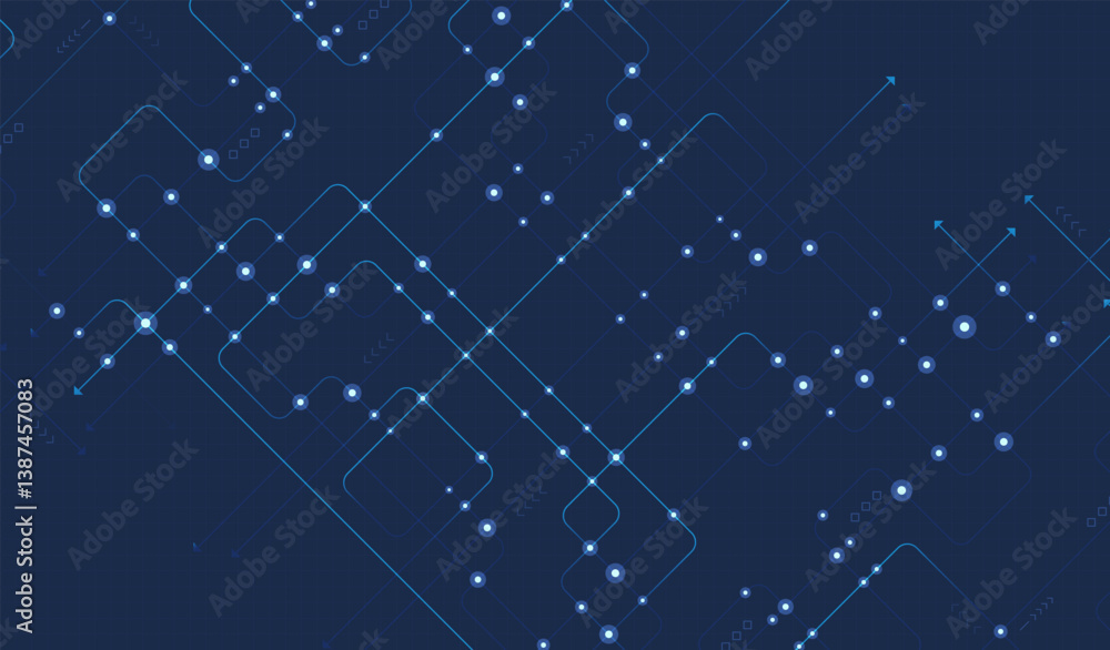 Aufkleber digital technology background. concept with technology line. circuit board background technology