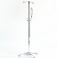 medical IV stand with adjustable height