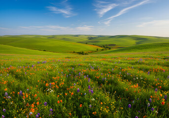 field of flowers