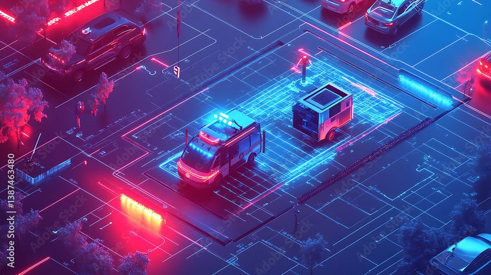 Poster an ai powered system improving emergency response by analyzing real time data, ai-assisted resource 