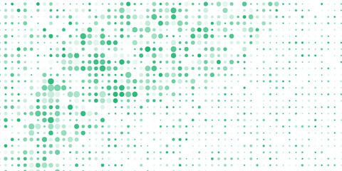 Light blue green vector layout with circle shapes. Blurred decorative design in abstract style with bubbles.