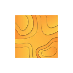 Abstract paper cut shape wave background