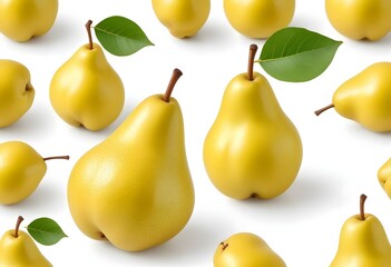 pear isolated on white background