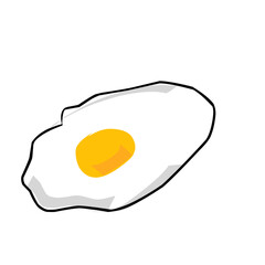 Fried Egg Illustration
