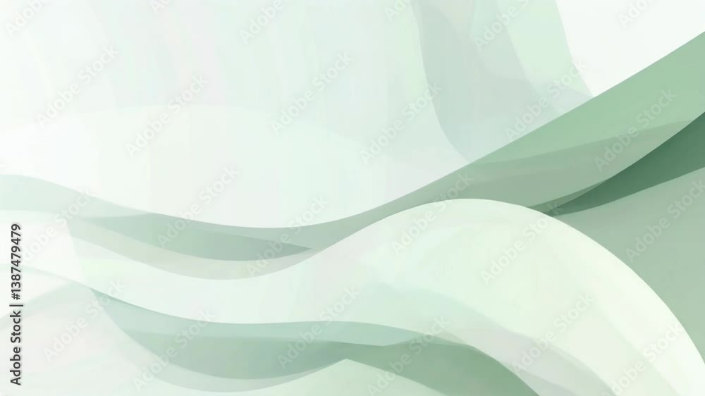Poster Abstract surface on background in slow motion. Seamless loop