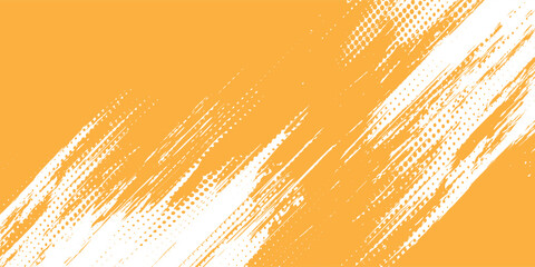 Paint Streak - Background .Roller brushes with colors paint for text . Banner - Vector.