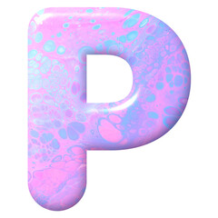 3d letter p
