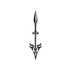  Spear logo vector design template