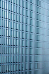 Skyline and office building and downtown of Osaka city, Japan