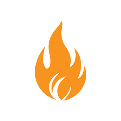  Fire logo design illustration and fire symbol