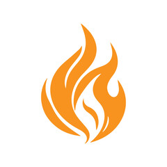  Fire logo design illustration and fire symbol