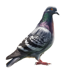 Fototapeta premium Pigeon isolated on a transparent background