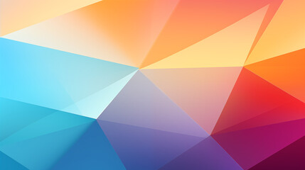Arrière-plan et fond de coloré. Bleu, rouge, orange, jaune... Formes géométriques en mouvement. Dégradé, couleurs vives. Espace vide pour conception et création graphique