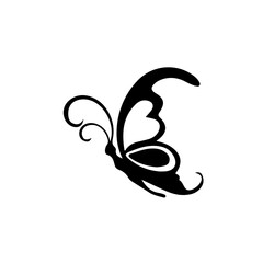 Stunning Butterfly Silhouette Designs to Brighten Your Space. vector illustration.