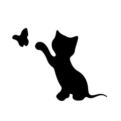 Stunning Butterfly Silhouette Designs to Brighten Your Space. vector illustration.