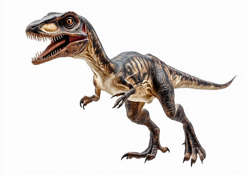 Dinosaur Eoraptor White background.