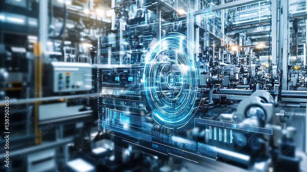Poster an ai powered system improving predictive maintenance by analyzing equipment data, ai-assisted failu