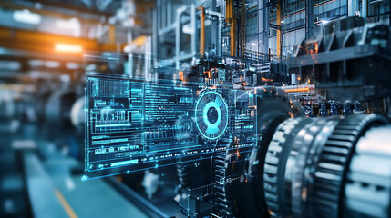 An AI powered system improving predictive maintenance by analyzing equipment data, AI-assisted failure predictions, and real-time maintenance alerts for operational efficiency