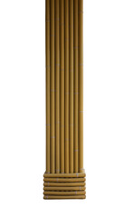 bamboo pole isolated on white background. This has clipping path.