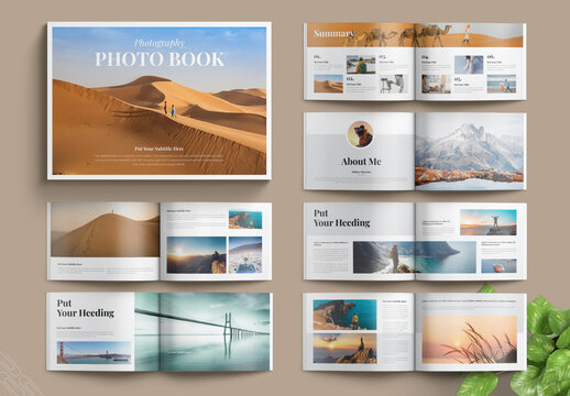Photo Book Template Landscape