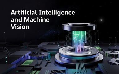 AI Deep Learning, Large Language Model Feeding Data to AI Computing Unit Abstract Versatile