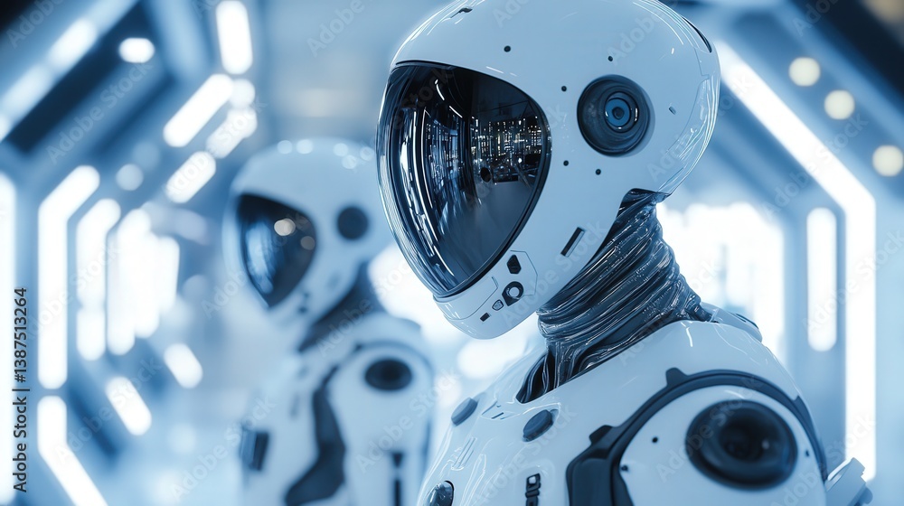 Aufkleber a dynamic collaboration between a robot director and a diverse crew results in an innovative sci-fi 
