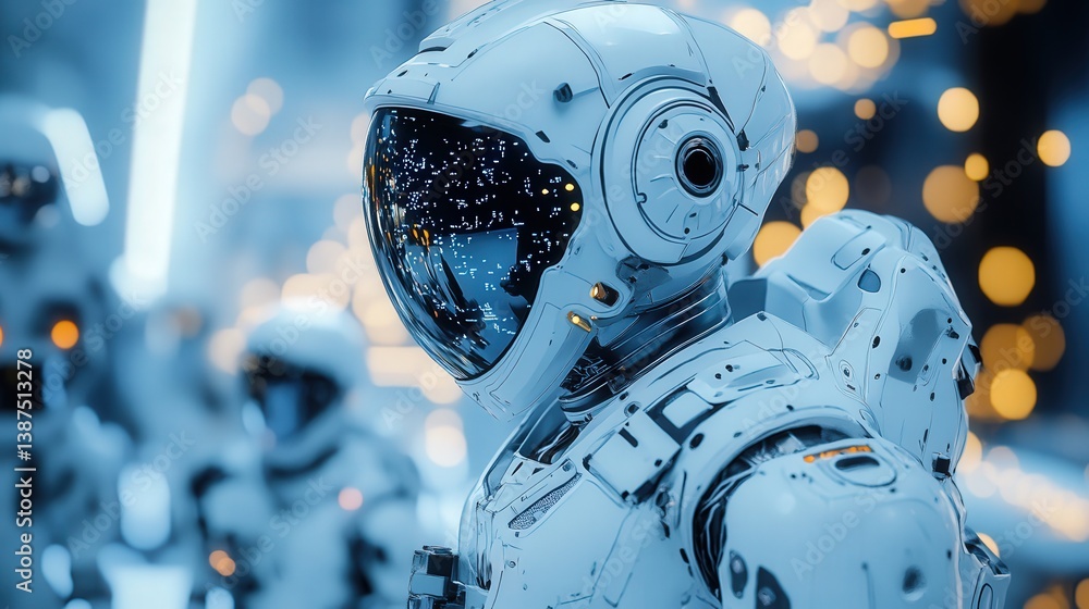 Poster a dynamic collaboration between a robot director and a diverse crew results in an innovative sci-fi 