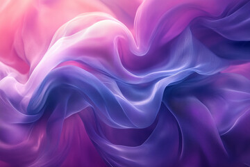 Obraz premium Abstract colorful waves blending in purple and pink tones for background