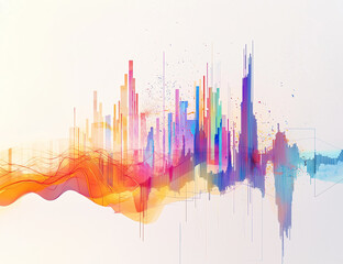 stock market, stock price, graph, bar, Dow Jones, DAX, abstract chart, 