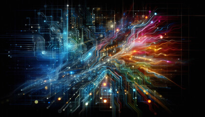 Obraz premium Advancing AI and IoT Integration: Revolutionizing Smart Technologies for Future Innovation 