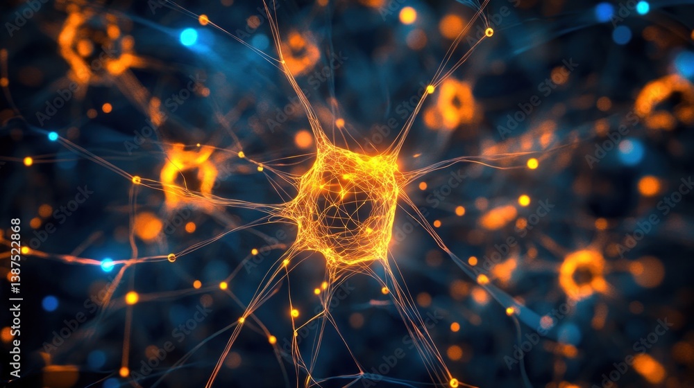 Poster neural network: a microscopic view of the brain's intricate connections