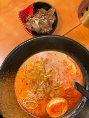 Ramen with meat and egg